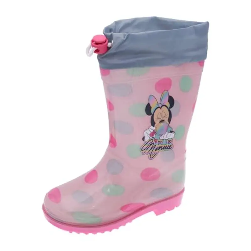 Chicco Stivali Pioggia Minnie, Confortevoli, Leggeri e Flessibili, Bambino e ragazzo/Bambina e ragazza, Rosa, 31, Designed in Italy