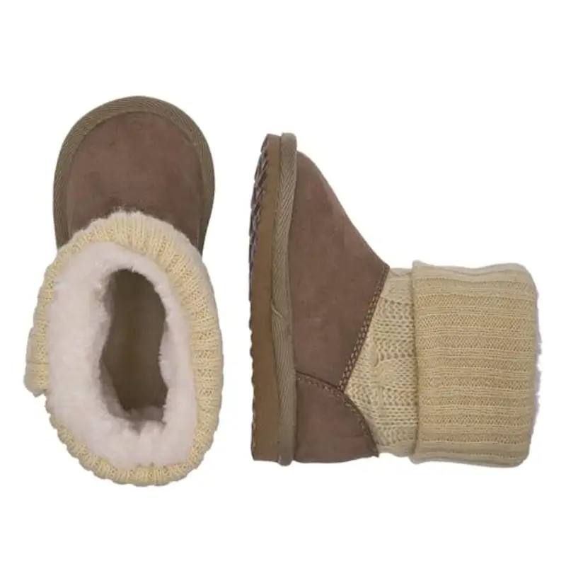 Chicco Tronchetto con velcro laterale, Bambina e ragazza, Marrone, 25, Designed in Italy miniatura 2