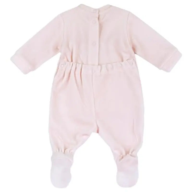 Chicco Tutina Con Apertura Patello, In Ciniglia, Pigiama Bimba 0-24, Rosa (3-1M), 1 mese miniatura 2