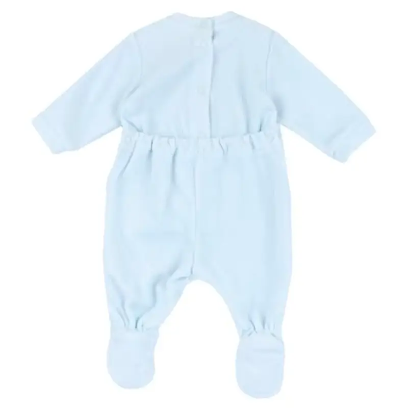Chicco Tutina Con Apertura Patello, In Ciniglia, Pigiama Bimbo 0-24, Azzurro (2) 1M, 0 mesi miniatura 2