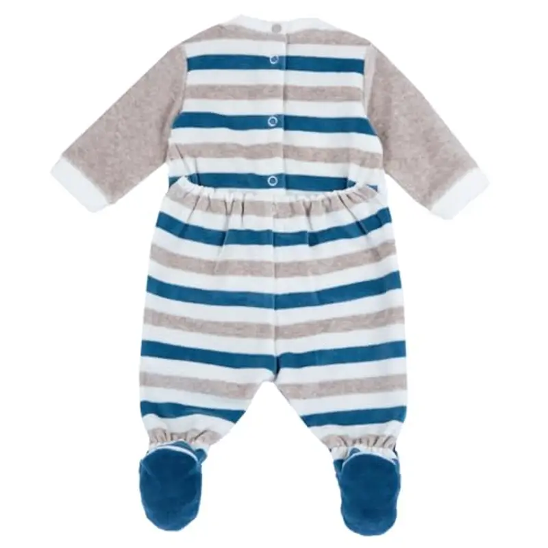 Chicco Tutina Con Apertura Patello, In Ciniglia, Pigiama Bimbo 0 miniatura 2