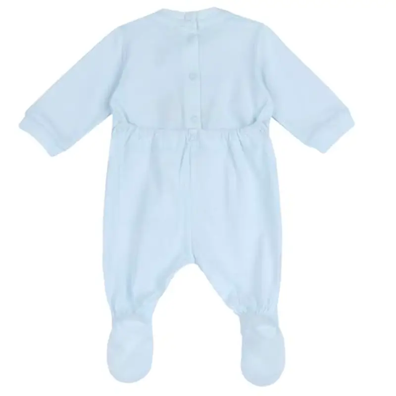 Chicco Tutina in Cotone, con Apertura su Schiena Pigiamino per Bambino e Neonato, Azzurro (2), 12 Mesi Bimbo miniatura 2