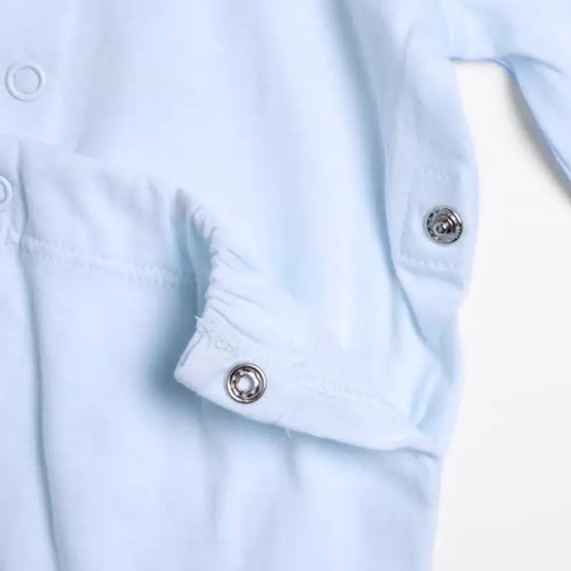 Chicco Tutina in Cotone, con Apertura su Schiena Pigiamino per Bambino e Neonato, Azzurro (2), 12 Mesi Bimbo miniatura 3