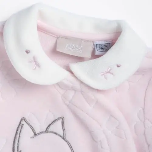 Chicco, Tutina Neonata in Calda e Morbida Ciniglia, con Comoda Apertura Frontale, Ideale per l'Inverno, Abbigliamento miniatura 3