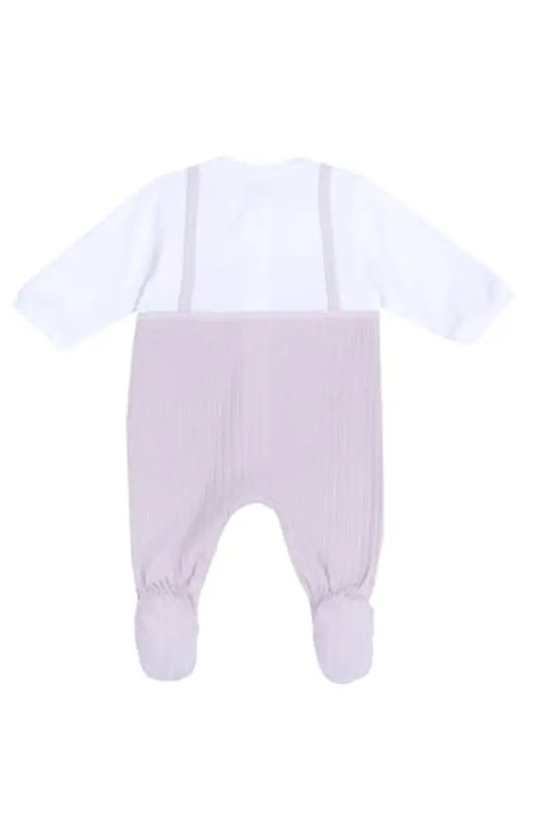 Chicco, Tutina Neonata, Tutina in Morbido e Leggero Cotone, con Comoda Apertura Frontale ed Entrogamba, Ideale per Primavera e Autunno, Designed in Italy, Abbigliamento Neonata 0-24 Mesi miniatura 2