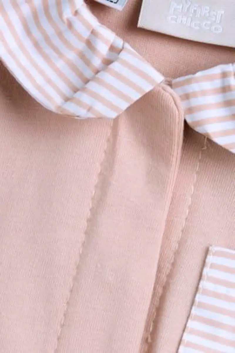 Chicco, Tutina Neonata, Tutina in Morbido e Leggero Cotone, con Comoda Apertura Frontale ed Entrogamba, Ideale per Primavera e Autunno, Designed in Italy, Abbigliamento Neonata 0-24 Mesi miniatura 3