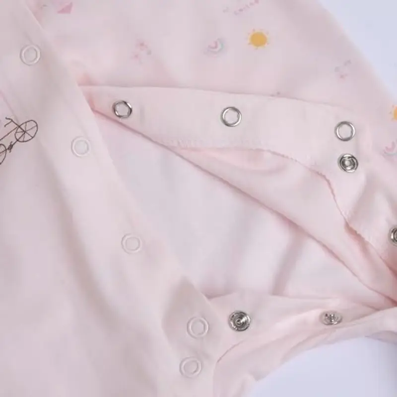 Chicco, Tutina Neonata, Tutina in Morbido e Leggero Cotone, con Comoda Apertura Frontale ed Entrogamba, Ideale per Primavera e Autunno, Designed in Italy, Abbigliamento Neonata 0-24 Mesi miniatura 3