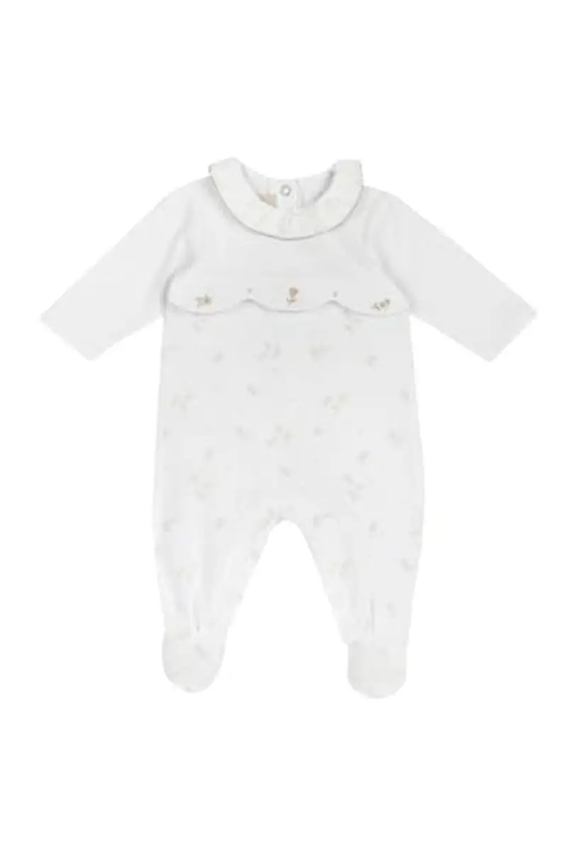 Chicco, Tutina Neonata, Tutina in Morbido e Leggero Cotone, con Comoda Apertura sulla Schiena ed Entrogamba, Ideale per