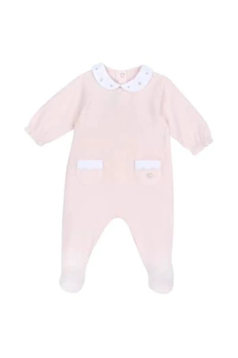 Chicco, Tutina Neonata, Tutina in Morbido e Leggero Tessuto, con Comoda Apertura sulla Schiena, Ideale per la Primavera e l'Autunno, Designed in Italy, Abbigliamento Neonata 0-24 Mesi
