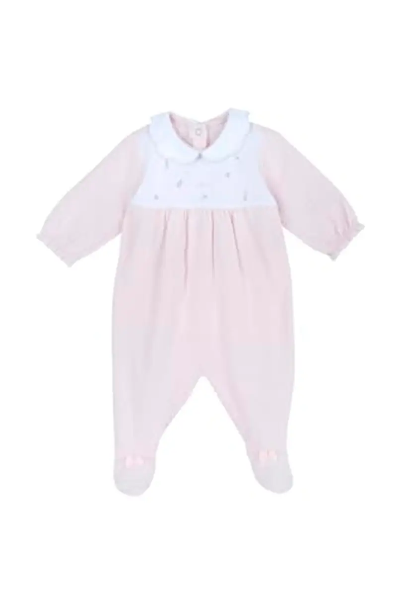Chicco, Tutina Neonata, Tutina in Morbido e Leggero Tessuto, con Comoda Apertura sulla Schiena, Ideale per la Primavera e l'Autunno, Designed in Italy, Abbigliamento Neonata 0-24 Mesi