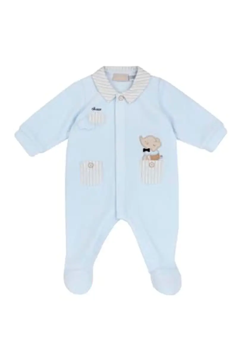 Chicco, Tutina Neonato e Neonata, in Caldo e Morbido Tessuto, con Comoda Apertura Frontale, Ideale per l'Autunno e