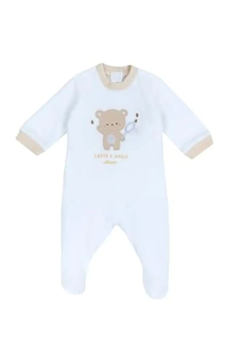 Chicco, Tutina Neonato e Neonata, in Caldo e Morbido Tessuto, con Comoda Apertura sulla Schiena, Ideale per Primavera, Autunno e Inverno, Designed in Italy, Abbigliamento Neonato e Neonata 0-24 Mesi