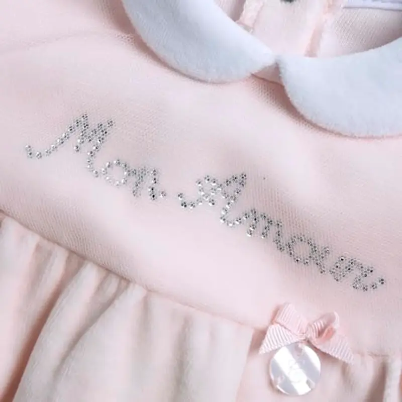 Chicco, Tutina Neonato e Neonata, in Caldo e Morbido Tessuto, con Comoda Apertura sulla Schiena, Ideale per Primavera, Autunno e Inverno, Designed in Italy, Abbigliamento Neonato e Neonata 0-24 Mesi miniatura 3