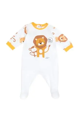 Chicco, Tutina Neonato e Neonata, in Morbido e Leggero Cotone, con Comoda Apertura a Patello, Ideale per Primavera e