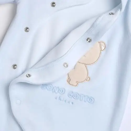 Chicco, Tutina Neonato in Calda e Morbida Ciniglia, con Comoda Apertura Frontale, Ideale per l'Inverno, Abbigliamento miniatura 3