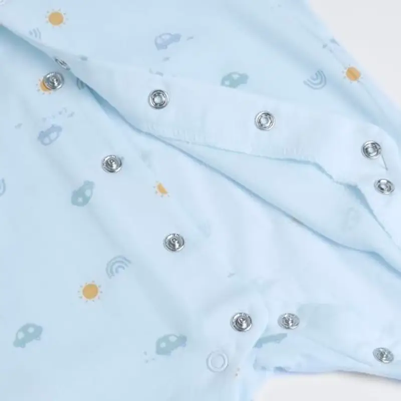 Chicco, Tutina Neonato, in Morbido e Leggero Cotone, con Comoda Apertura Frontale ed Entrogamba, Ideale per la miniatura 3