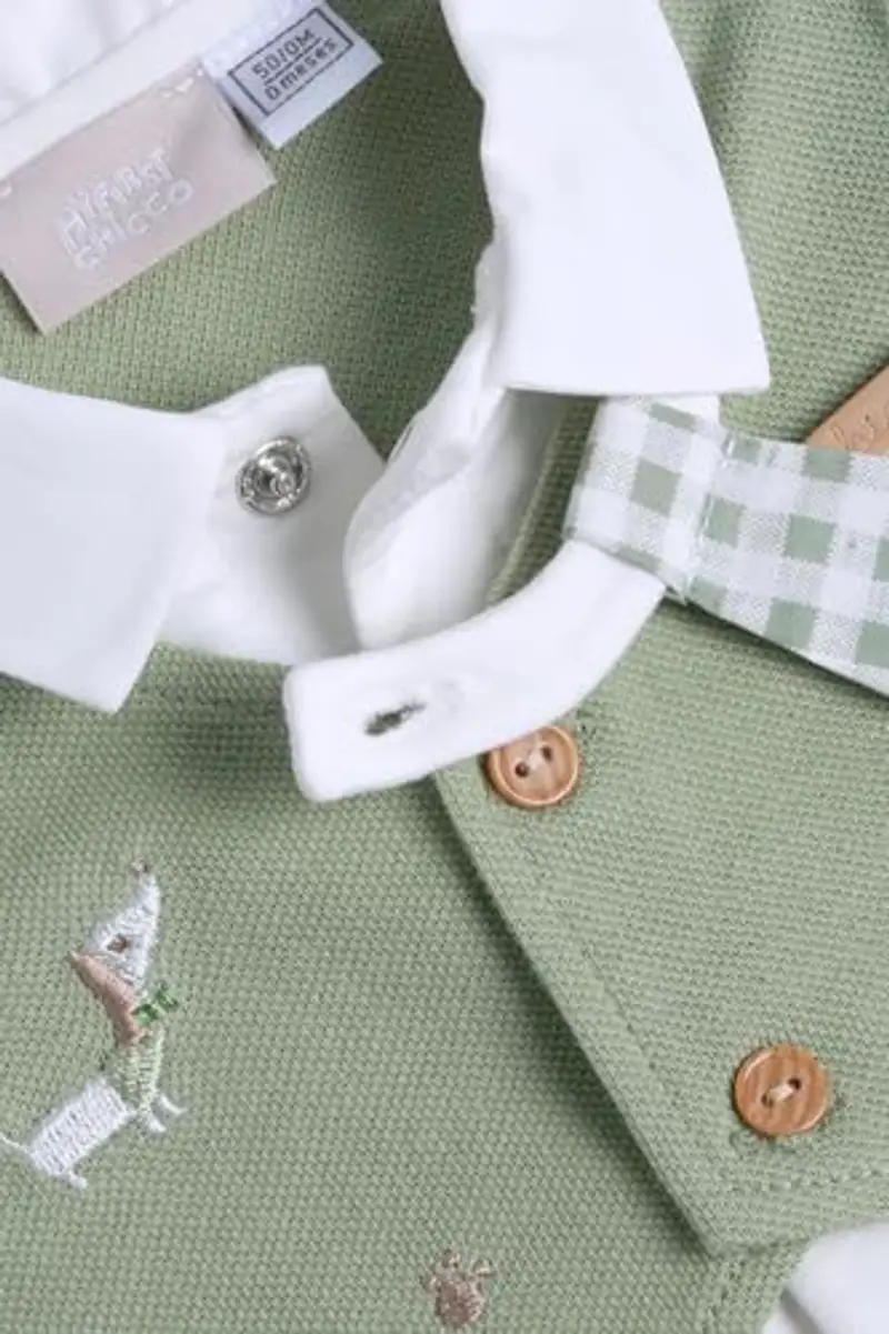 Chicco, Tutina Neonato, in Morbido e Leggero Cotone, con Comoda Apertura Frontale ed Entrogamba, Ideale per la miniatura 3