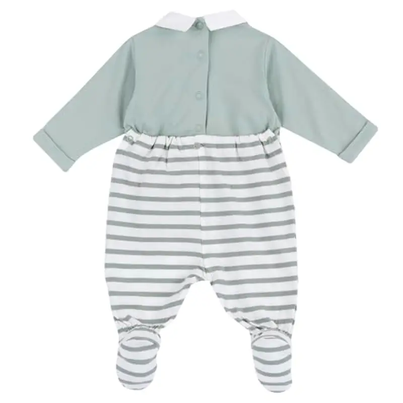 Chicco, Tutina Neonato, in Morbido e Leggero Cotone, con Comoda Apertura sulla Schiena, Ideale per la Primavera e miniatura 2