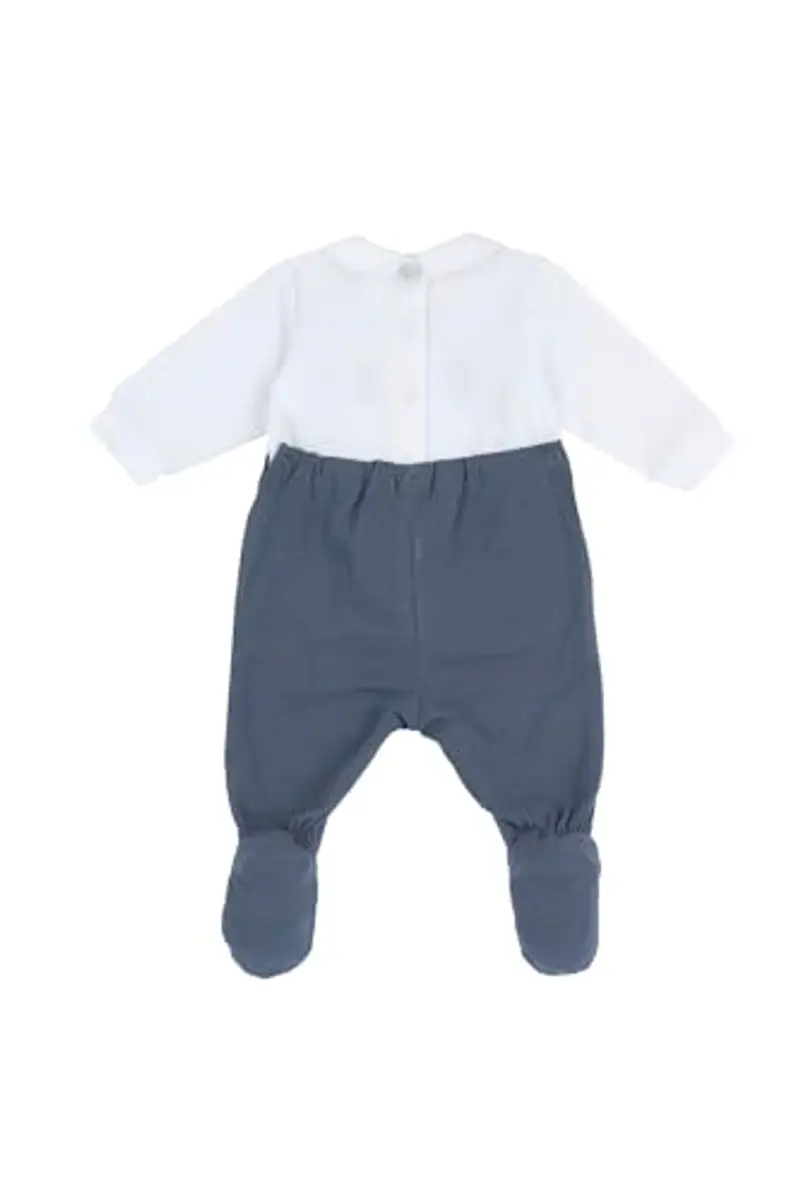 Chicco, Tutina Neonato, in Morbido e Leggero Cotone, con Comoda Apertura sulla Schiena, Ideale per la Primavera e miniatura 2