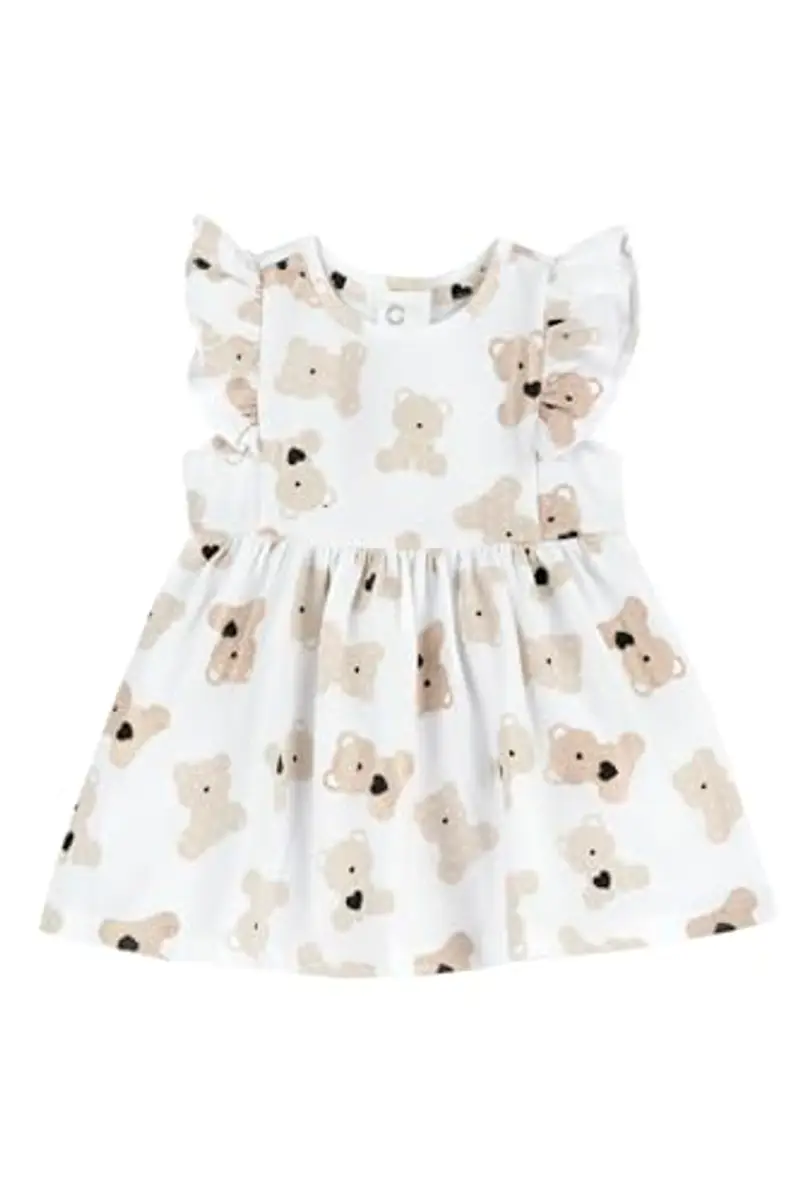 CHICCO Vestito Neonata Orsetti Maniche Corte
