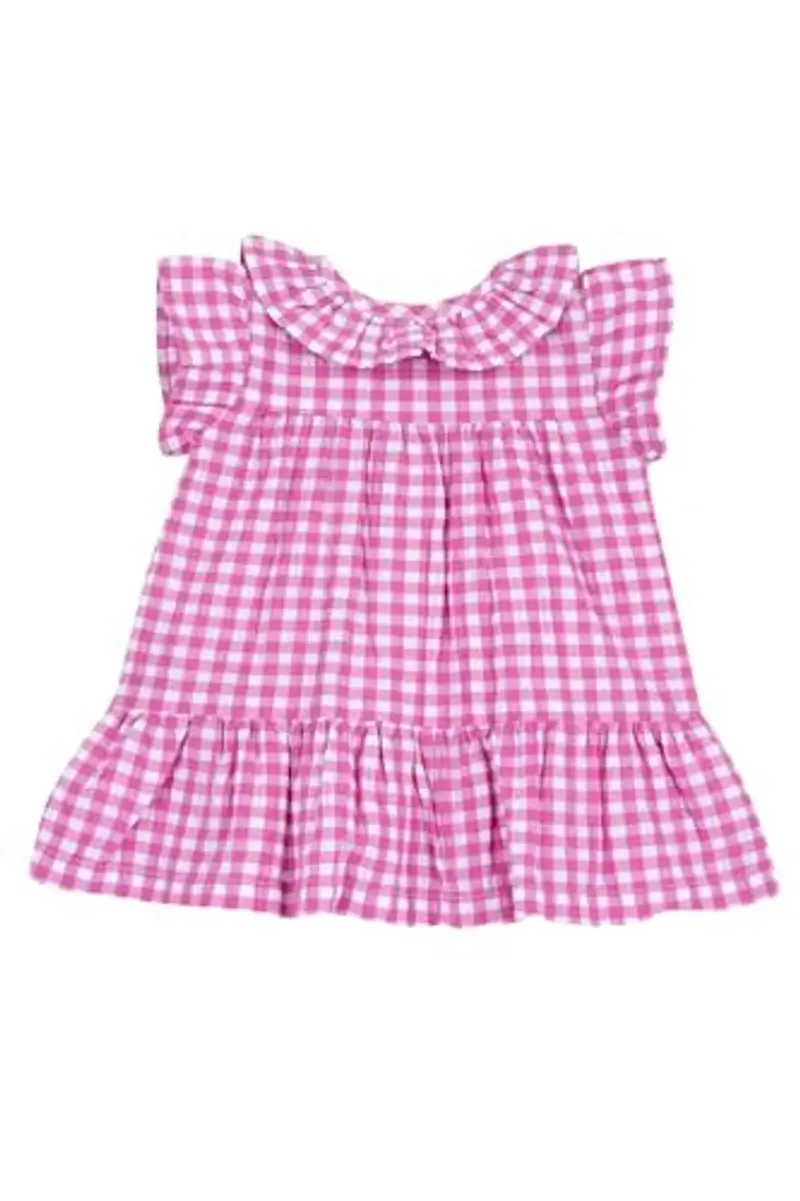 Chicco, Vestito Neonata, Vestito Rosa a Maniche Corte, in Morbido Cotone, Designed in Italy, Abbigliamento Neonata 0-24 Mesi, Idee Regalo Nascita miniatura 2