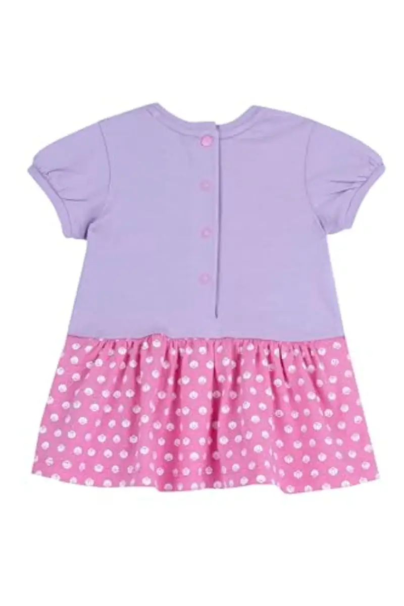 Chicco, Vestito Neonata, Vestito Rosa a Maniche Corte, in Morbido Cotone, Designed in Italy, Abbigliamento Neonata 0-24 Mesi, Idee Regalo Nascita miniatura 2