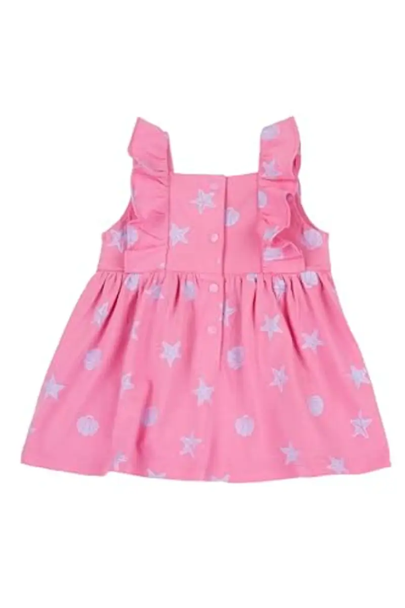 Chicco, Vestito Neonata, Vestito Rosa a Maniche Corte, in Morbido Cotone, Designed in Italy, Abbigliamento Neonata 0-24 Mesi, Idee Regalo Nascita miniatura 2