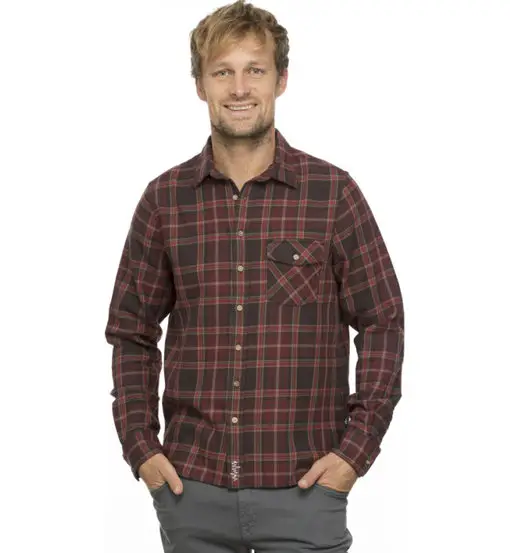 Anton - camicia a maniche lunghe - uomo Red