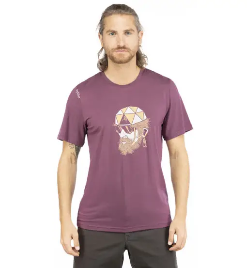 Chillaz T-shirt Uomo Viola 3034866