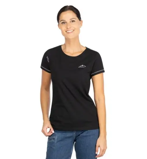 Gandia Mountain Patch W - T-shirt - donna Black