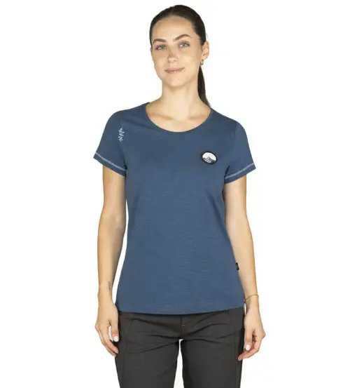 Gandia Mountain Patch W - T-shirt - donna Blue