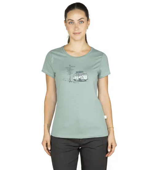 Gandia Road to the Crag W - T-shirt - donna Green