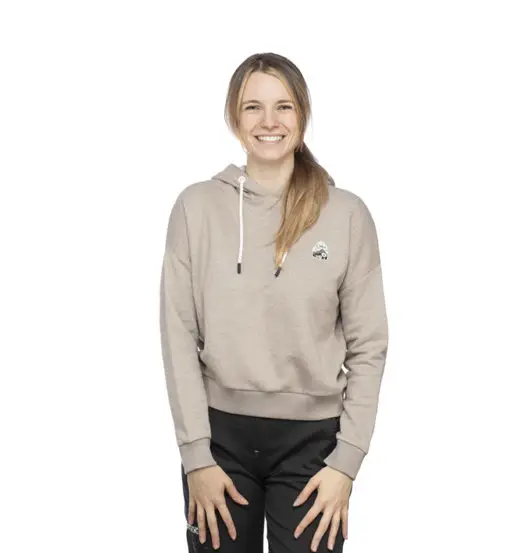 Juifen W - felpa con cappuccio - donna Beige