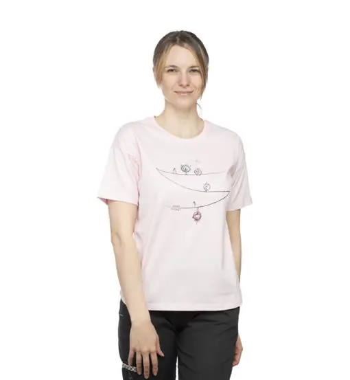 Leoben Wanna Hang Out - T-shirt - donna Pink