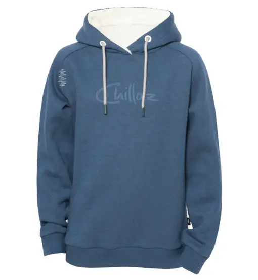 Chillaz Logo Jr - felpa con cappuccio - bambino Blue