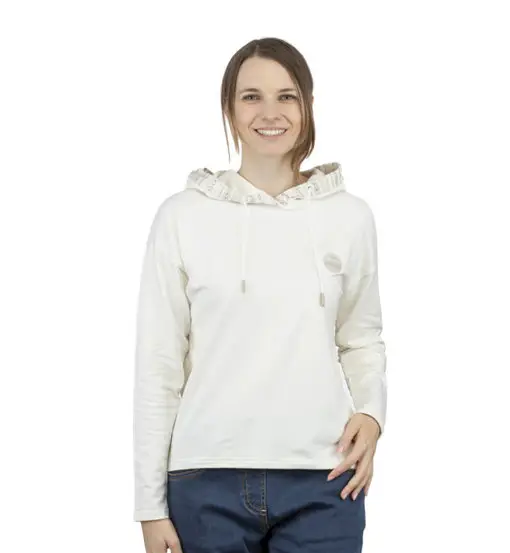 Mondsee 2.0 W - felpa con cappuccio - donna White