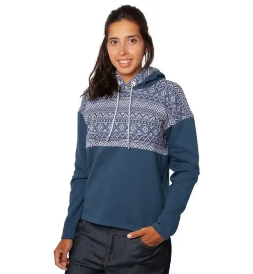 Ontario W - felpa in pile - donna Blue