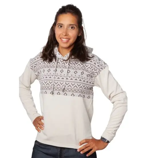 Ontario W - felpa in pile - donna White