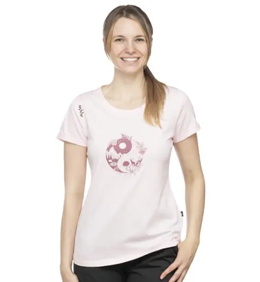 Ötztal Yin Yang Forest W - T-shirt - donna Light Pink
