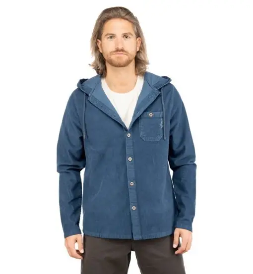 Peak District M - camicia maniche lunghe - uomo Blue