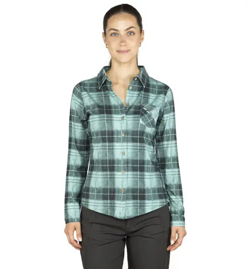 Similaun 2 0 Flower Pocket W - camicia maniche lunghe - donna Green