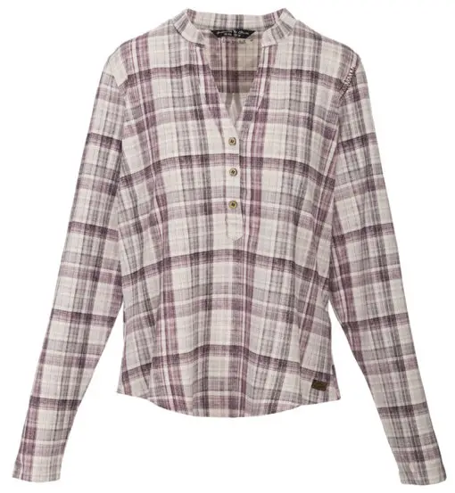 Sonnblick W - camicia maniche lunghe - donna Dark Red