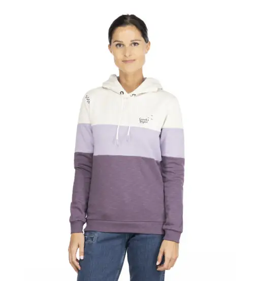Walchsee W - felpa con cappuccio - donna Dark Violet