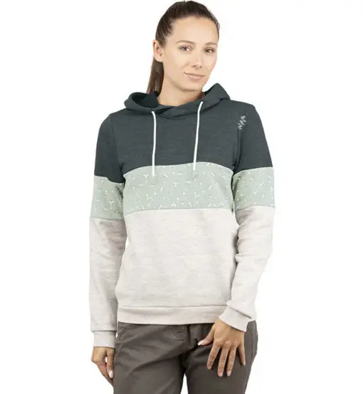 Walchsee W - felpa con cappuccio - donna Green