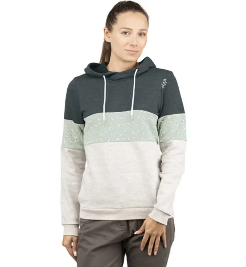 Walchsee W - felpa con cappuccio - donna Green