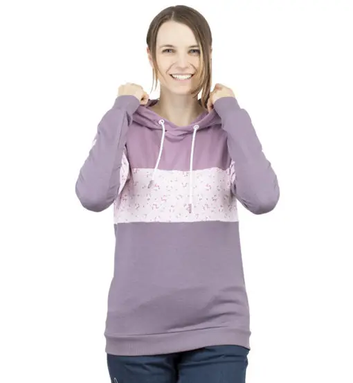 Walchsee W - felpa con cappuccio - donna Violet