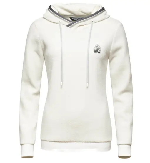 Weißensee W - felpa con cappuccio - donna White