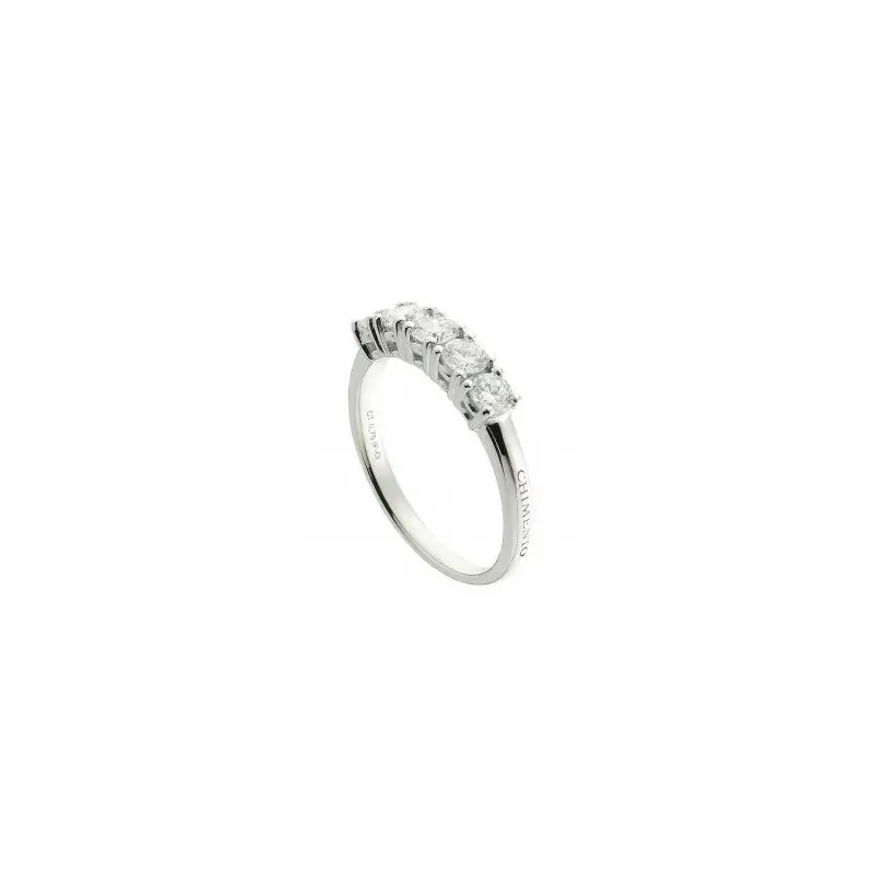 Anello Chimento Oro Bianco E Diamanti 1Av70183G5140