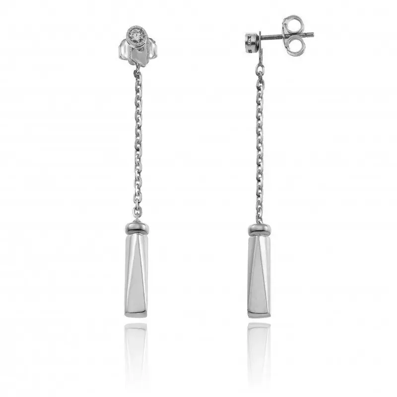 Orecchini Con Pendente Removibile Bamboo Sipario - Chimento