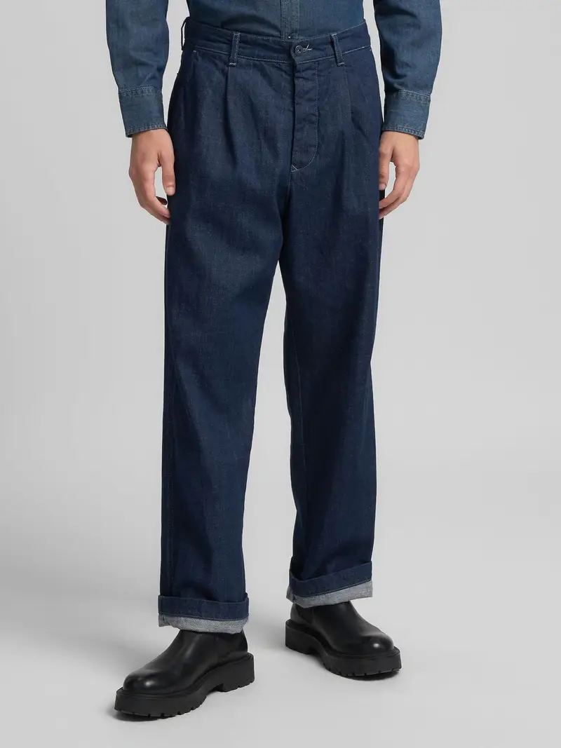 Chino In Denim Relaxed Fit Elym